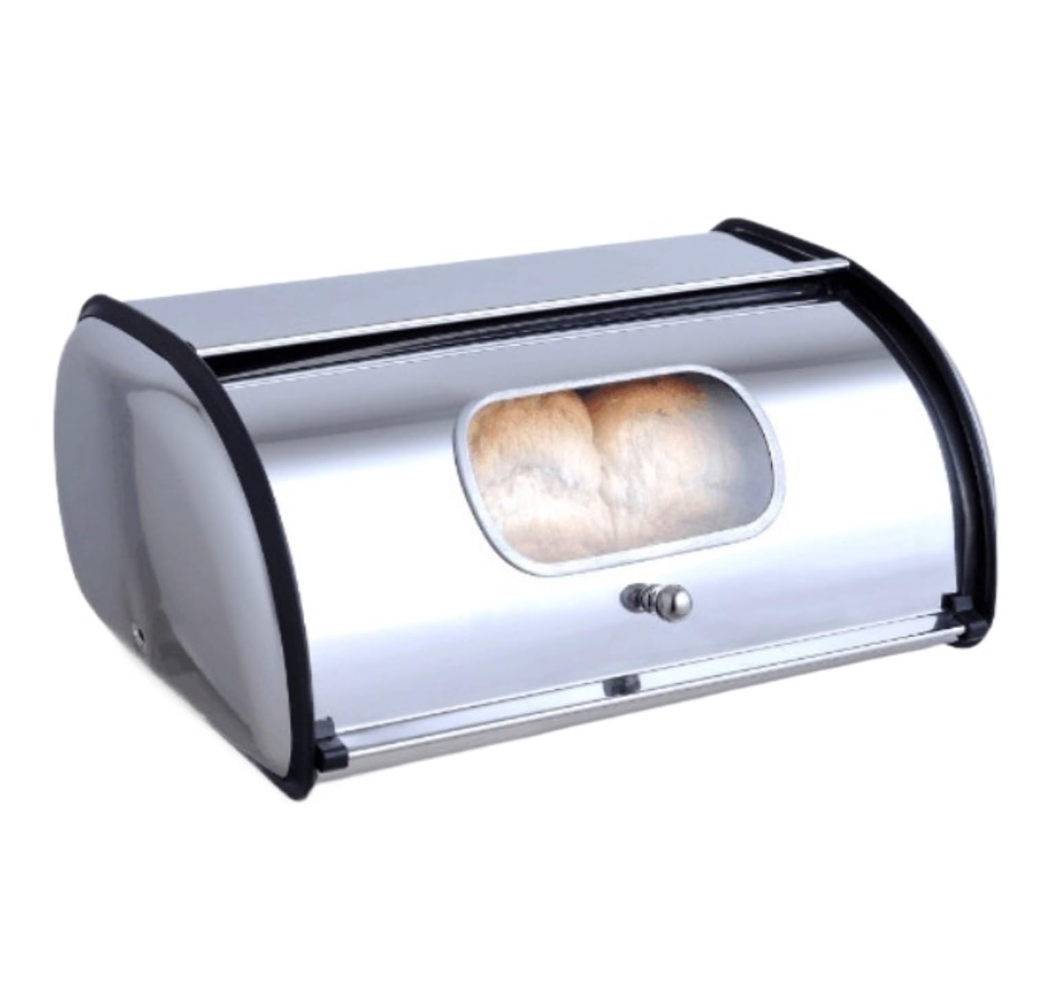 MHbdfsxz Bread Container Storage Bin Mirrored Iron Bread Storage Holder Farmhouse Rustic Dispenser Bin Container Cookies Pastries(34X23X14.5CM)