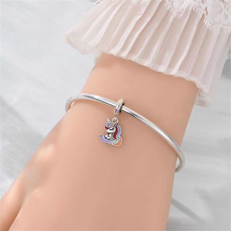 S925 Sterling Silver Charm Fit for Pandora Bracelet Original Pendant Bead Jewelry Gift for Her - Image 2