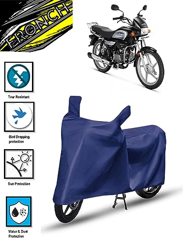 Image of Waterproof Bike /Scooty Cover for Hero Splendor Plus, Blue