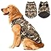 Asmea Cappotto Cane Impermeabile con Cerniera Camouflage Calda...