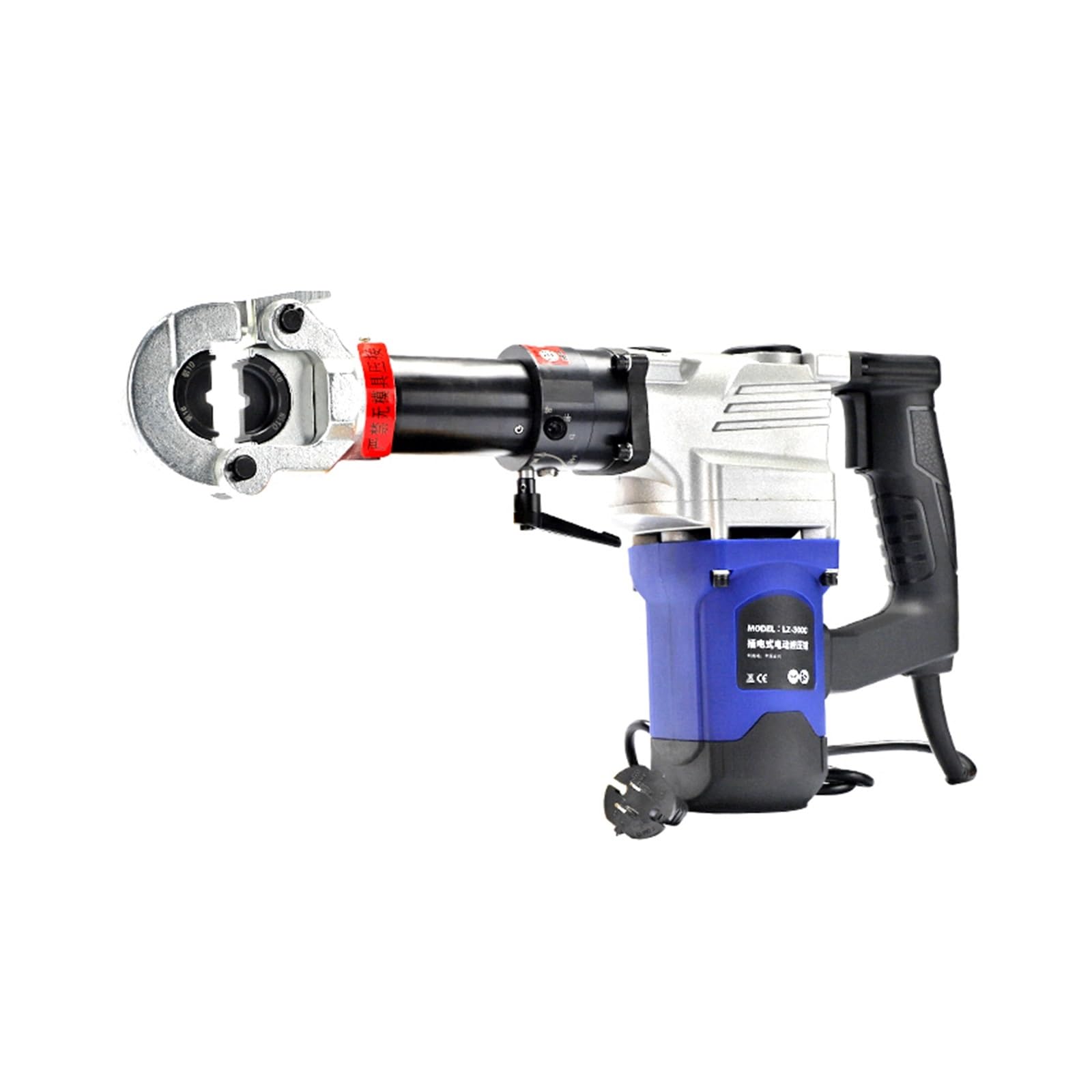 Agzjshkplwq Lz-400C Hydraulic Crimping Tool, Electric Hydraulic Pliers， Power Cable Crimping Tool， Cu/Al Terminal Pliers Range 16-400Mm²(Lz-400C)