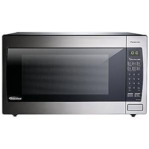 Panasonic Microwave Oven NN-SN966S Stainless Steel Countertop/Built-In with Inverter Technology and Genius Sensor, 2.2 Cubic Foot, 1250W