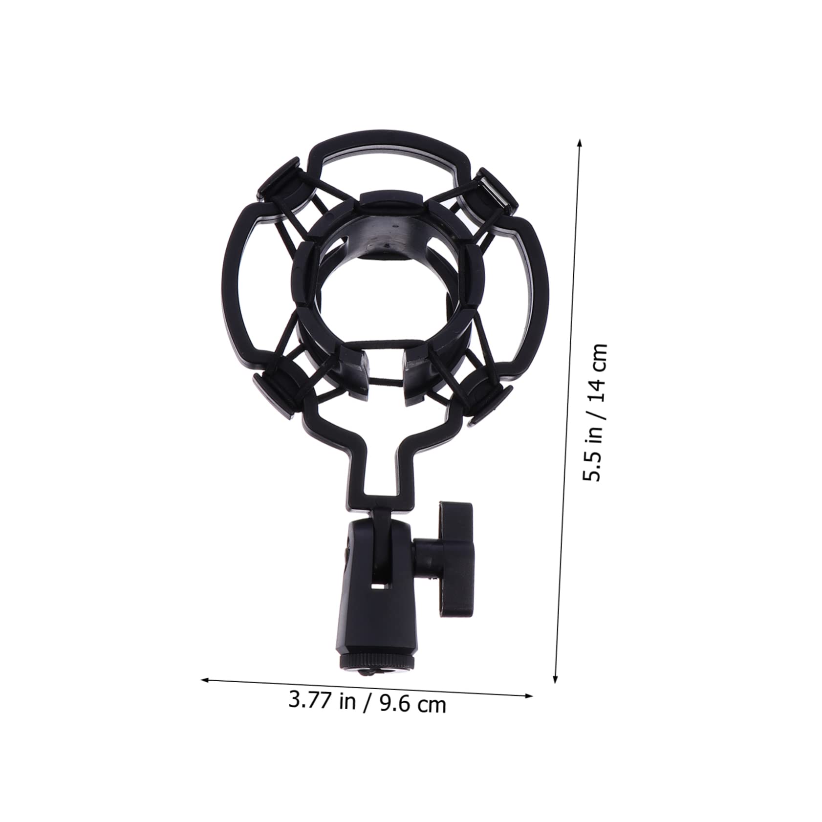 HANABASS Shock Mount for Condenser Mic Sturdy Mic Holder Easy Angle Adjustment for Use