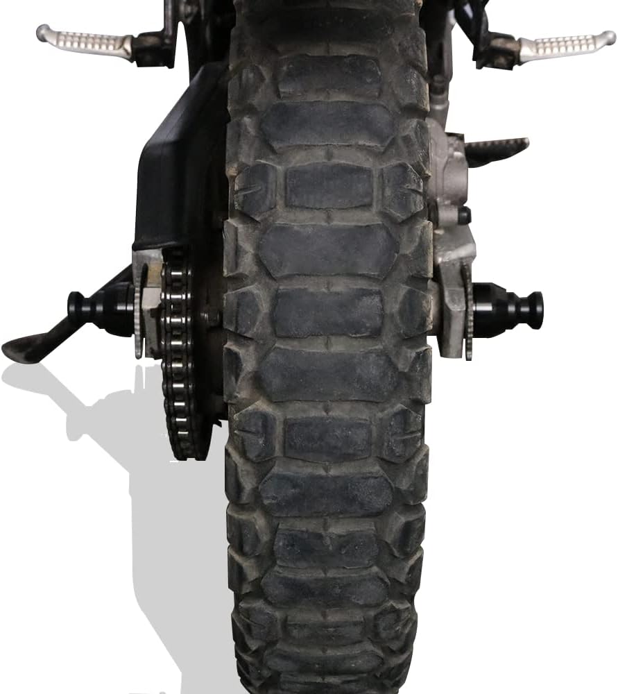 Xitomer Rear Axle Slider+Swing Arm Stand Bobbins, Fit for 2024 Vulcan S Vulcan 650 s 2015-2024 Motorcycle Rear Axle Frame Sliders & Swing Arm Stand Bobbins