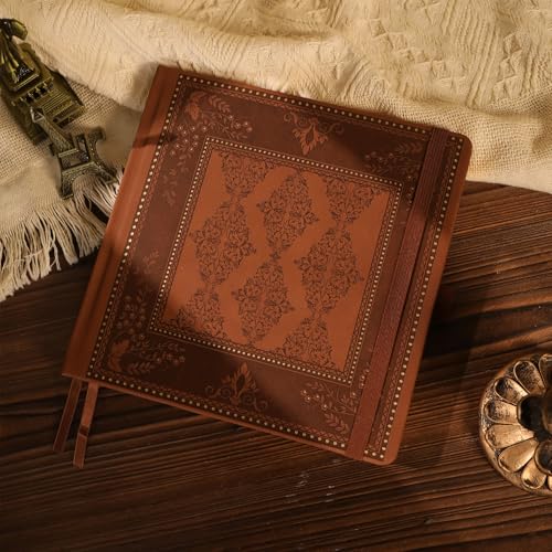 TIEFOSSI Dotted Journal, Dot Grid Notebook for Women Men, Hardcover PU Leather Journal, 160 GSM Thick Paper, 160 Numbered Pages with Gold Edges, 8 x 8 in Square Diary by TIEFOSSI - Image 8