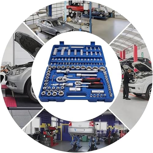 Acero al carbono y precisión en kit de herramientas para coche 7