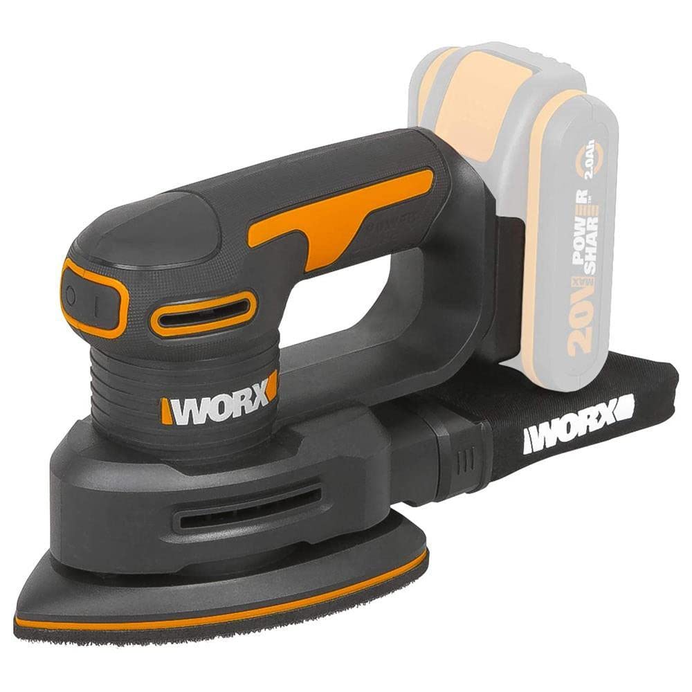 WORX WX822.9 18V (20V Max) Cordless Detail Sander-Body ONLY
