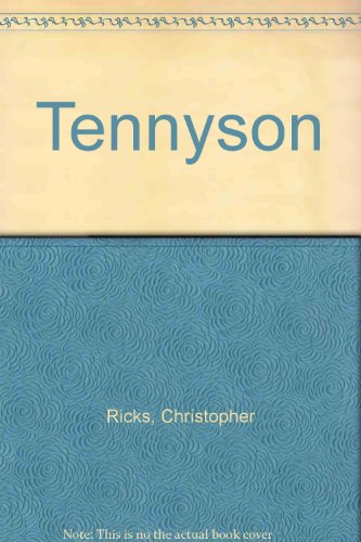Tennyson (Masters of World Literature) 0333248287 Book Cover
