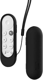 SIWEI Capa de controle remoto para Chromecast com Google TV 2020 Voice Remote Anti-Perda de silicone para controle remoto