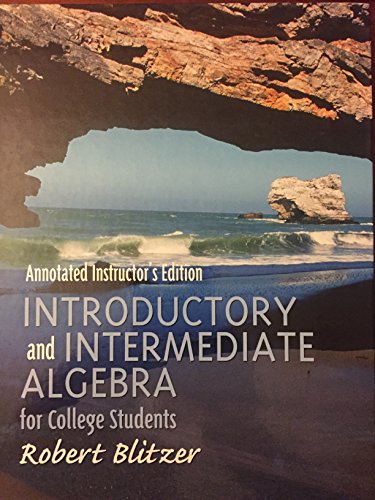 Introductory and Intermediate Algebra for Colle... 013032843X Book Cover