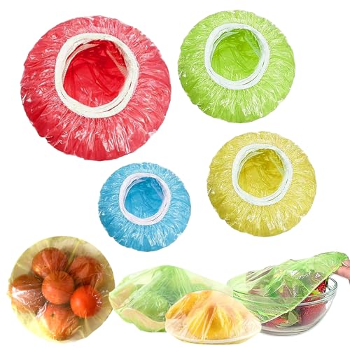 100 coperchi per alimenti in plastica, comodo involucro di