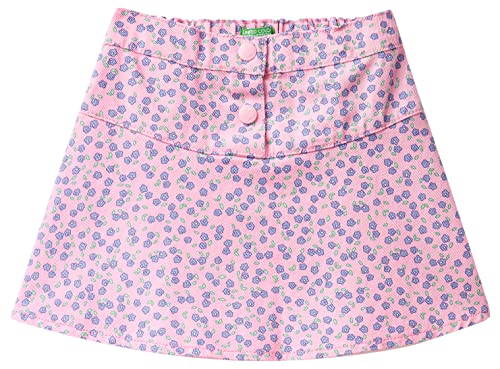 United Colors Of Benetton Mädchen-Jeggings In Violett - Bequeme Chenille-Hose Mit Stickerei