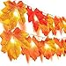 Produktbild Sumille Lichterkette mit Ahornblättern, 20 LEDs, wasserdicht, für Partys, Garten, Zuhause, Hochzeit, Innen- und Außenbereich, 2 m