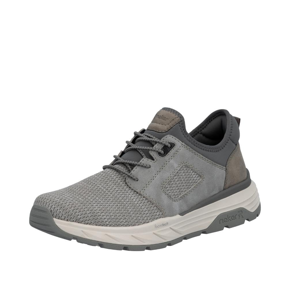 Rieker Men's 06150 Low Trainers, Grey, 44 EU