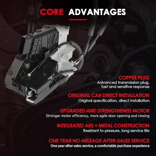 Image of CCIYU Door Lock Actuator Front Left Side Fit for Hyundai for Tucson 2016 17 18 19 2020 Front Driver Side Door Latch Lock Actuators Replaces 81310-D3010
