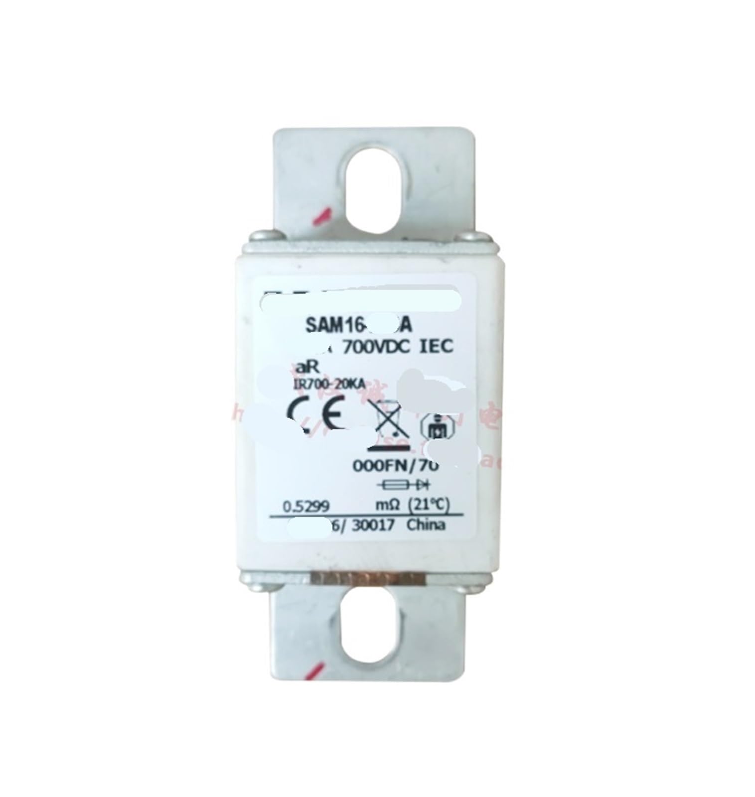 Fusible véhicule électrique SAM16 700VDC protection batterie 350A
