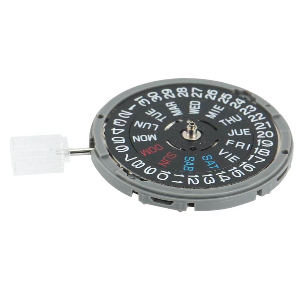 2X NH36 Anglais Date Semaine Automatique 3 Heures Couronne 3.8 Heures Couronne Montre Mouvement Mécanique Pièces de Rechange