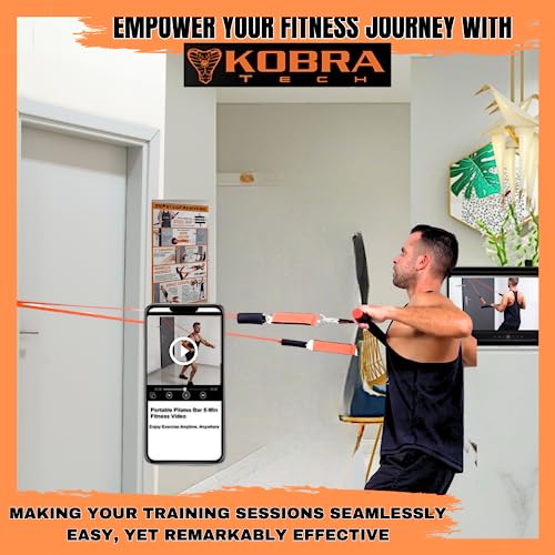 The Ultimate Resistance Bands Set| Durable Exercise Bands With Bar & Handles| Workout Bands For Men And Women| Portable Gym Power Bands For Optimal Fitness #TOP3