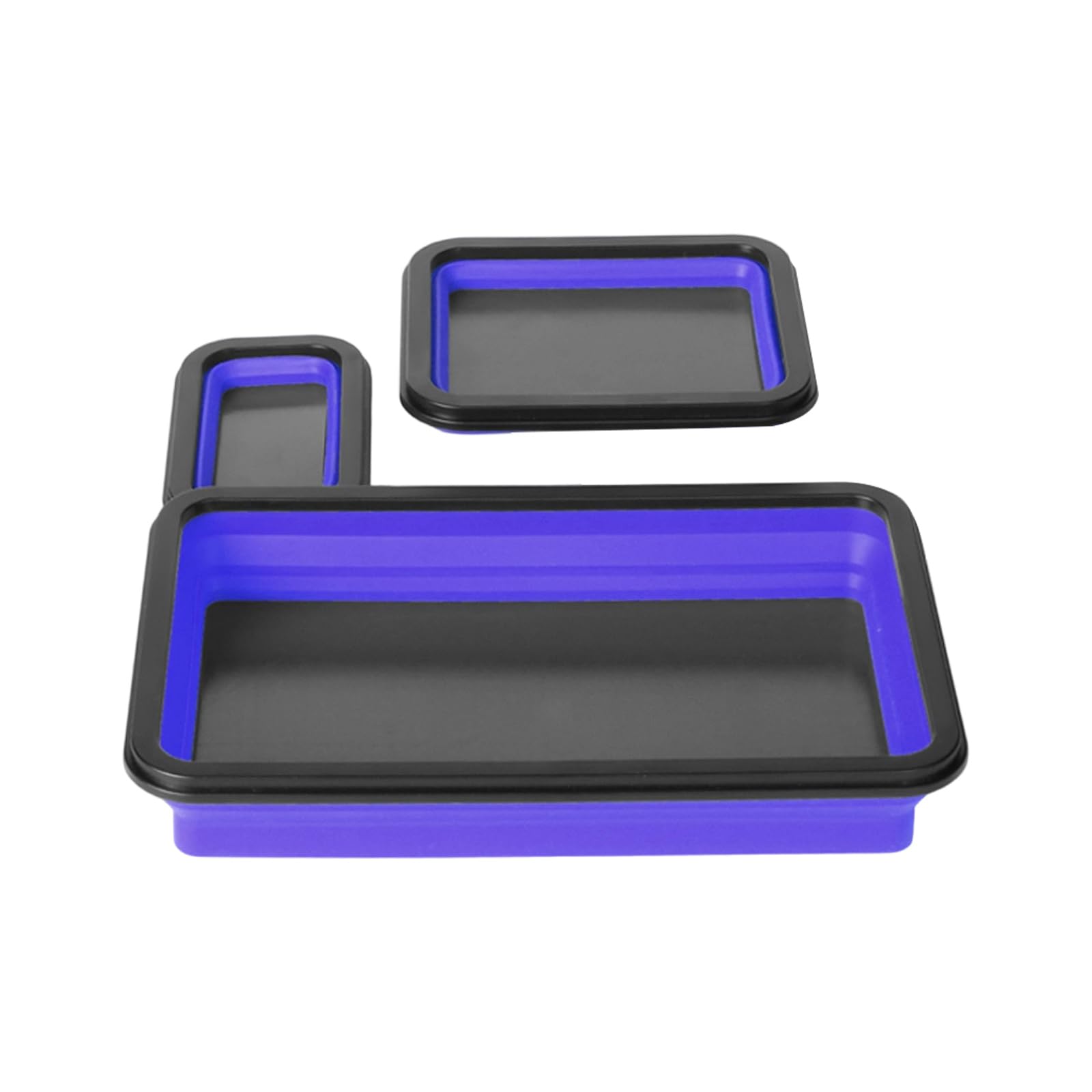 Antislip Silicone Work Tray Foldable Workshop Essential for Organizing Screw Bolts Nut Washers Foldable Parts Tray