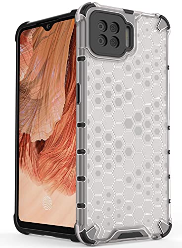 Image of Glasgow Back Case Cover Compatible with Oppo F17 (Stylish Design) -Transparent