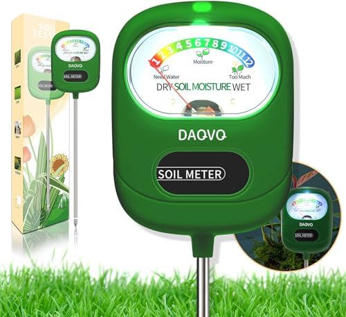 Soil Moisture Meter, Plants Moisture Meter Upgraded-Large Screen-...
