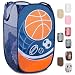 Mesh Popup Laundry Hamper - Portable, Durable Handles, Collapsible for Storage and Easy to Open. Folding Pop-Up Clothes Hampers are Great for The Kids Room, College Dorm or Travel. (Sports)