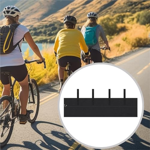 Funda impermeable para manillar de bicicleta negra con banda elástica pack de 2 5