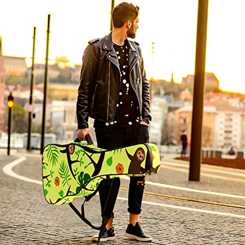 Housse de transport rembourrée imperméable Oxford pour guitare avec bandoulière réglable Motif paresseux sur une branche - Les Beatles, Paul McCartney, John Lennon, RIngo Starr, George Harrison Housse de transport rembourrée imperméable Oxford pour guitare avec bandoulière réglable Motif paresseux sur une branche – Image 7