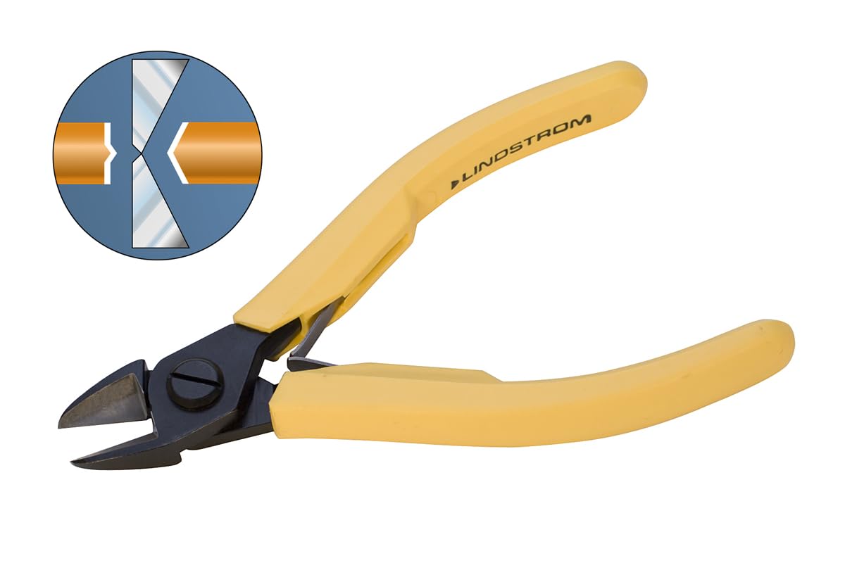 Lindstrom 8161 Yellow Handle Ultra Flush Cutter 0.3-2 mm (1)