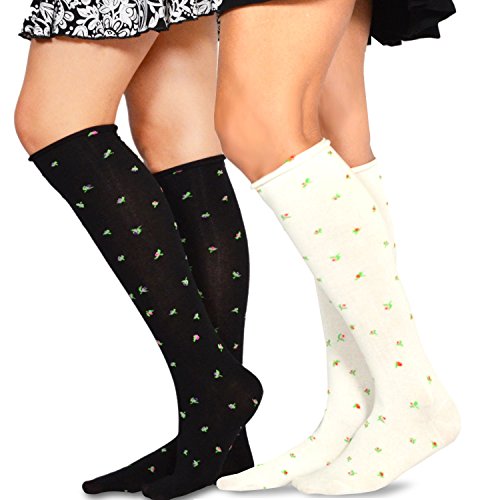 Image of Fashionable Cotton Slouchy Boot Socks for Women and Girls: Long Thigh Highs, Over-the-Knee Highs, and Knee Highs
