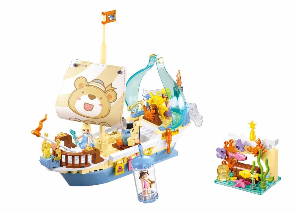 M38-B1173 Sluban GIRLS DREAM -Jewel Boat 258pcs