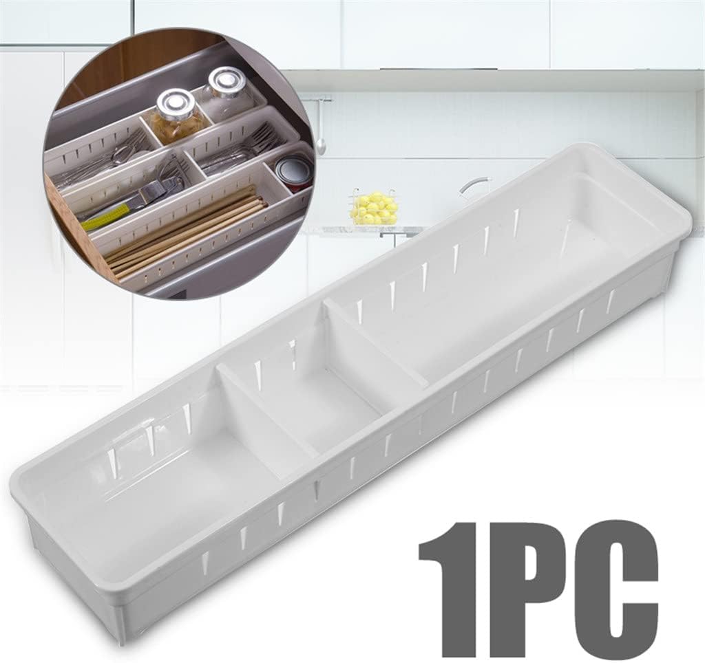 1pc Adjustable Drawer Organizer Plastic Storage Box Home Kitchen Board Divider Makeup Holder for Container Tool
