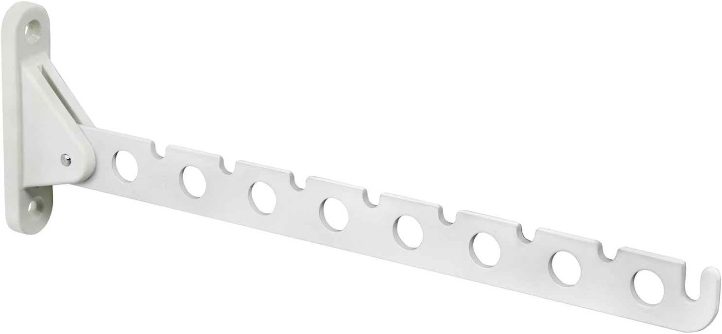 SECOTEC Kleiderlüfter , Stahl weiß , klappbar , für 8 Kleiderbügel ...