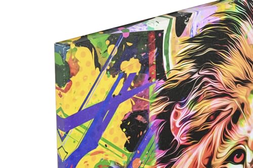 CUADRO LIENZO MDF 70X1,8X50 LEON TIGRE 2 SURT.