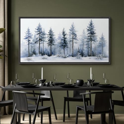 Image of MUDECOR Extra Large Framed Canvas Print Wall Art Pine Art for Living Room