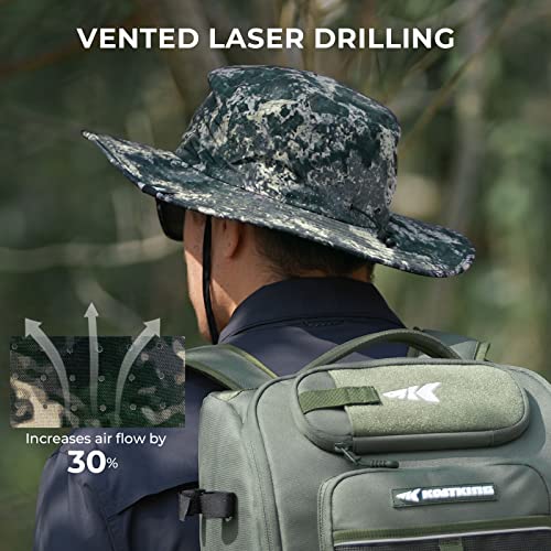 Image of KastKing Sol Armis UPF 50 Boonie Hat - Sun Protection Hat, Fishing Hat, Beach & Hiking Hat, Paddling