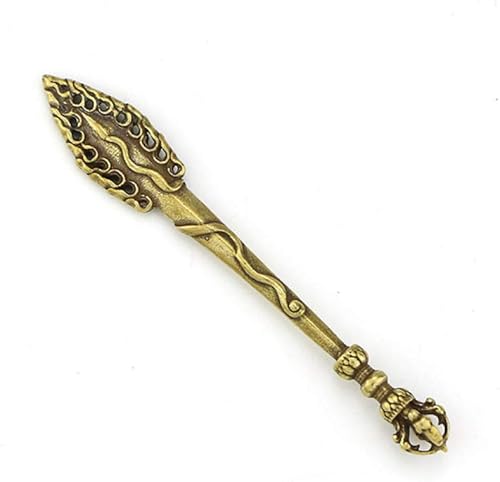 LILOVE Nepal Dharma artefacto de cobre puro Manjushri Espada Manjushri Bodhisattva Falling Demonio espada sabiduría espada Vajra pequeño bronce disponible en Yaxa Colombia