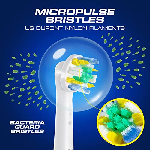 12-Pack Electric Toothbrush Replacement Heads - Brush Heads Refill For Professional Electric Toothbrushes #TOP1