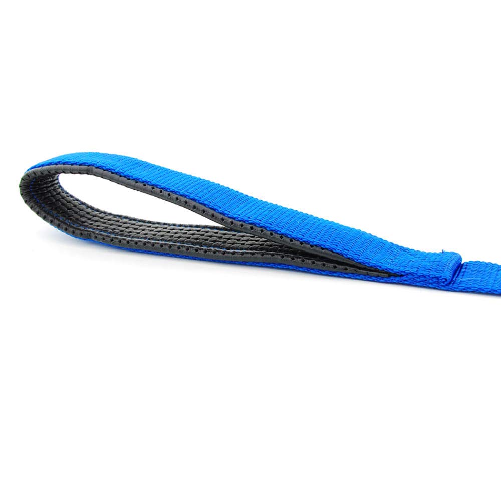 Hundeleine, Kurze Hundeleinen Starke Blaue Hundeleine for Spaziergänge, Joggen, Outdoor-Trainingsleinen, gepolsterter kurzer Hundeleinengürtel
