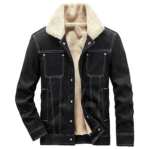 Veste Cargo En Coton Contre Le Froid Manteau Homme Doublé Molleton Chaud