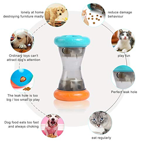 Brinquedo de brinquedo para cachorro, gato, brinquedo, distribuidor de frutas Adaskala Alimentador l