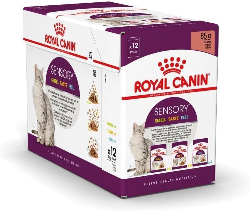 Royal Canin Sensory Mixed Pack in Gravy 24 x 85g (8 x Smell/8 x Taste/8 x Feel)