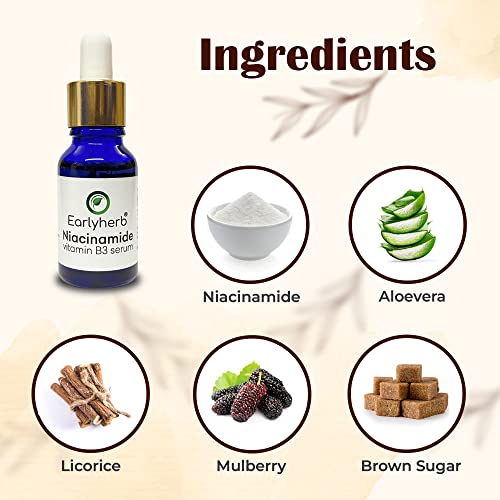 Image of Advanced Niacinamide Face Serum with Vitamin B3 | Reduces Acne, Dark Spots & Scars | Improves Skin Texture & Oil Balancing | Ideal for All Skin Types - 18ml