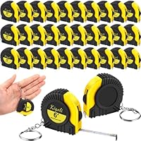 50 Pack Mini Tape Measure - 6 FT Retractable Pocket Measuring Tool Bulk For Gifts, Parties, Crafts