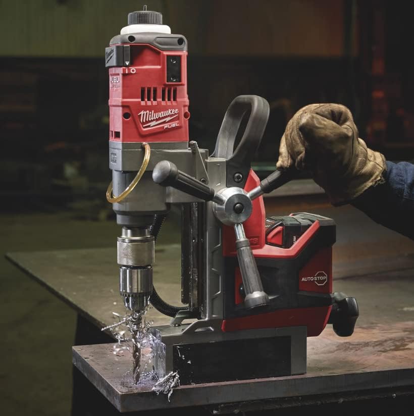 Milwaukee M18 Magnetic Drill — With 2 Batteries, 18 Volt