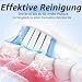 Trustnice Ersatzbürsten für Philips Sonicare Elektrische Zahnbürste, Bürstenköpfe Aufsätze Passend für All Snap-on Zahnbürste, 8er Weiß