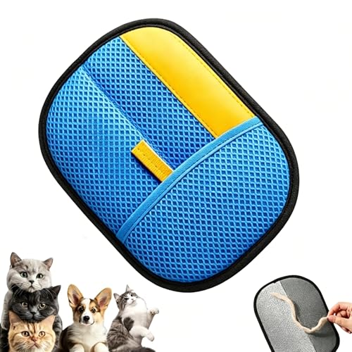 Purepath Hair Removal Glove Pet Hair Removal Glove for Dogs & Cats Reusable Magic Brush Cat Hair Remover Pure Path Yomi Pet Hair Remover Glove Tool for Carpet Clothes Car Mats Couch Bed Furniture