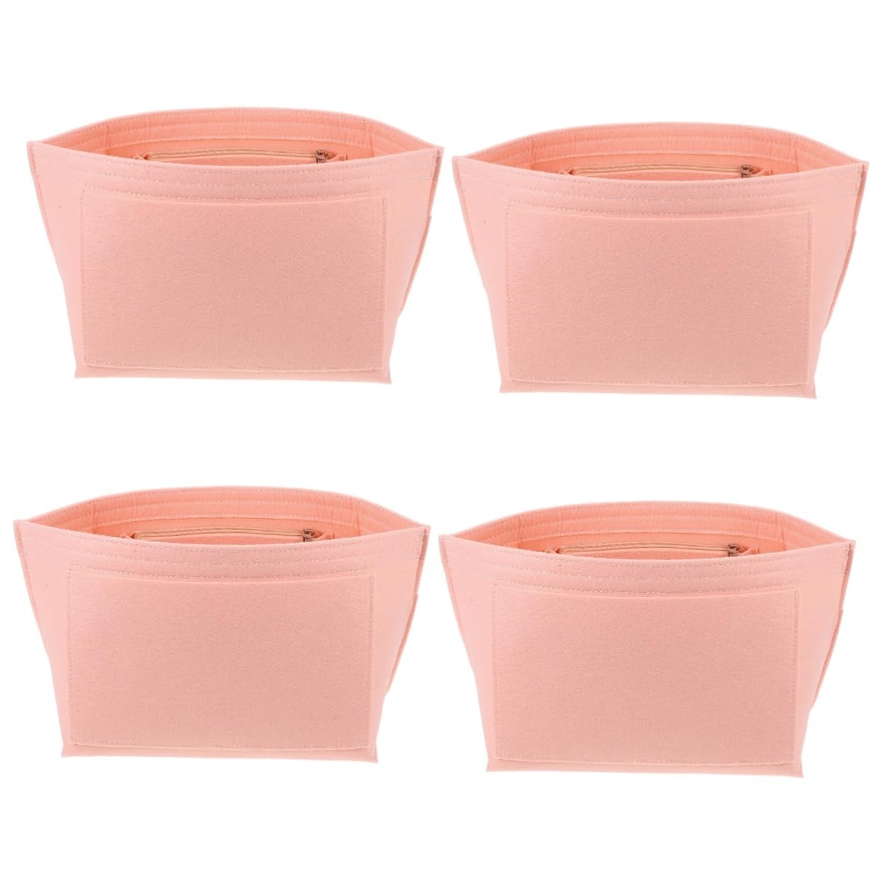 Didiseaon 4pcs Women's Tote Bag Work Large Bag Organizer Insert Felt Organizer Insert Purse Accessories