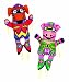 Petmate FATCAT Fat Cat High Flying Sooper Heroes, Multicolor