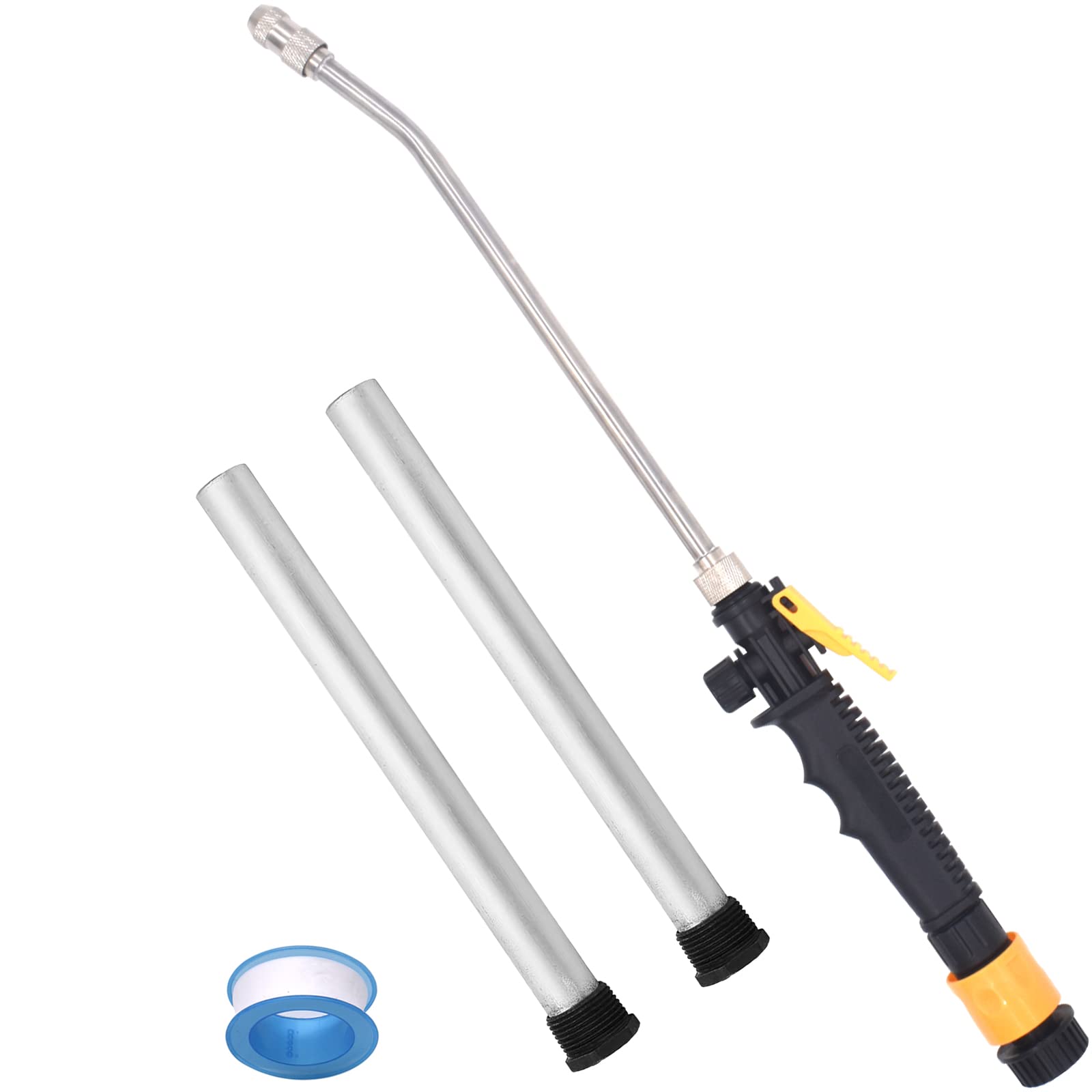 4Pack RV Water Heater Anode Rod & Flush Wand & Element Socket - 9.25" L x 3/4" NPT Thread Magnesium Rod for Suburban, Mor-Flo, Camper Hot Water Tank Cleaning Rinser with Dual Hex Wrench Removal Tool